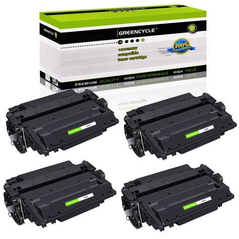 4 Pk Ce255x 55x Toner Cartridge For Hp Laserjet P3015 P3015d P3015dn P3015n Ebay