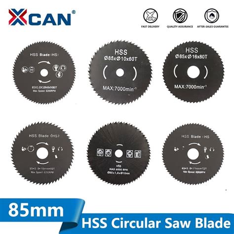 Xcan Pc Mm Nitride Coating Hss Circular Saw Blade Wood Metal Cutter