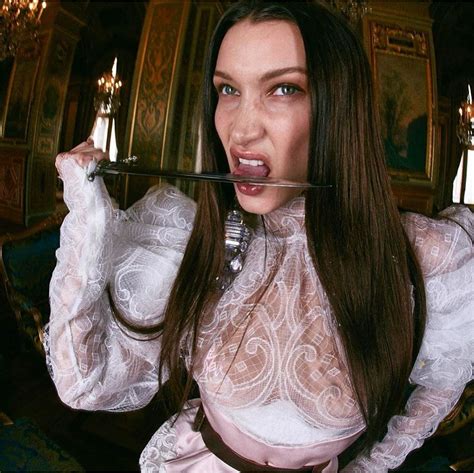 Bella Hadid Naked Tits At Vivienne Westwood Ready To Wear Fall Winter