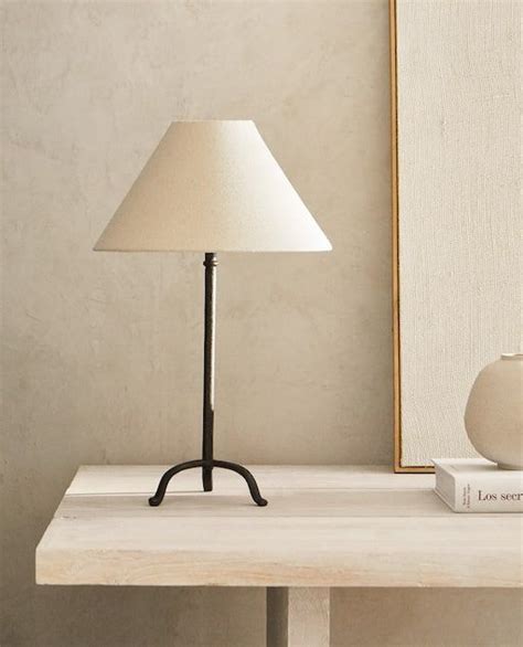 TABLE LAMP WITH TRIPOD BASE Zara Home United Kingdom Zara Home