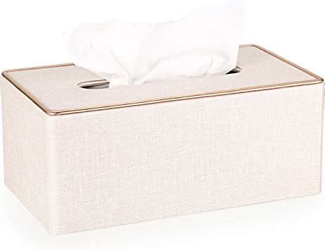 Amazon Sumnacon Rectangular Linen Tissue Box Cover Stylish