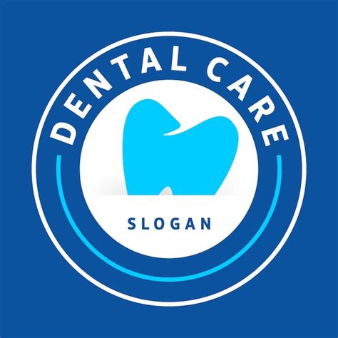 Dise O De Logotipo Dental En Estilo Simple Vector Premium