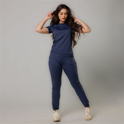 Scrub Sottile Urban Feminino Azul Marinho Sottile Jalecos Jalecos