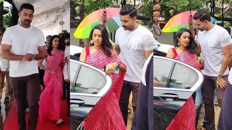 Niharika Konidela Varun Tej Visuals At Matka Movie Opening Nora