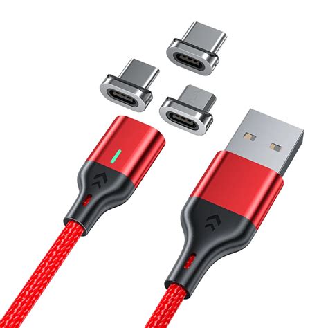 New Arrivals 3a Magnetic Charging Cable Type C Micro Usb 3 In 1 Data Cable For Iphone Magnetic