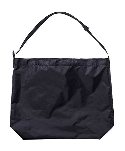 Packable Shoulder Bag L F Black Ramidus