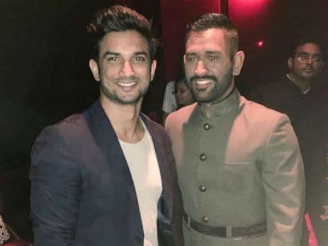 When M S Dhoni Caught His Own Biopic With Sushant Singh Rajput