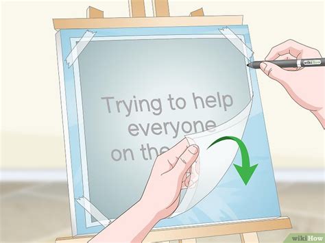 4 formas de pintar frases célebres sobre lienzo wikiHow