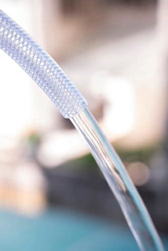 Snapklik 3 4 ID X 1 OD 25 Ft High Pressure Braided Clear PVC