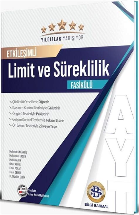 Bilgi Sarmal AYT Limit ve Süreklilik Yıldızlar Yarışıyor Etkileşimli