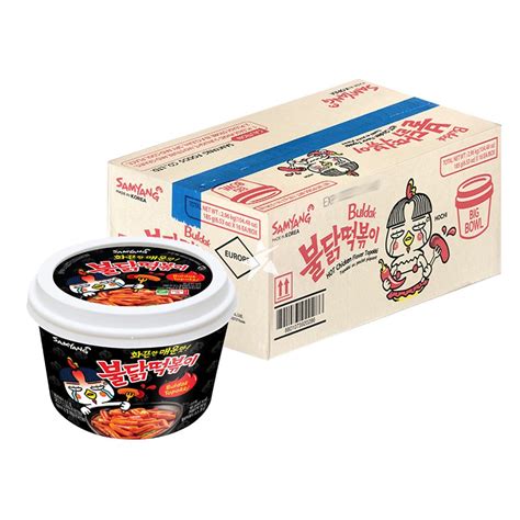 Samyang Buldak Hot Chicken Flavour Topokki Topokki Big Bowl 185g Bo