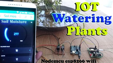 Arduino Project Iot Watering Plants Iot Soil Moisture Sensor Using