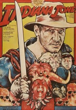 Indiana Jones Und Der Tempel Des Todes Polnisches B1 Filmplakat Ca