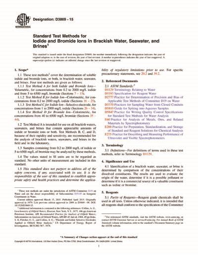 Astm D Standard Test Method For Chloride Ions In Hot Sex Picture