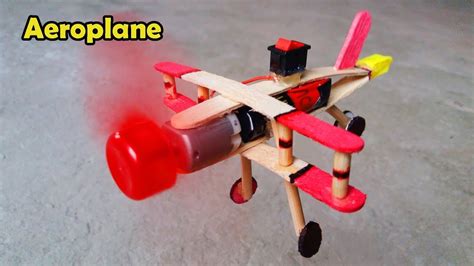 How To Make Aeroplane With Dc Motor Diy Plane Youtube