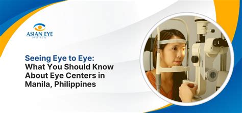 Eye Center in Manila, Philippines | Asian Eye Institute