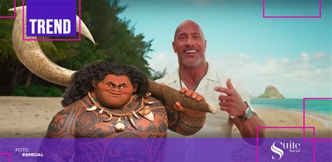 La Roca Ser Parte Del Live Action De Moana Suite Social