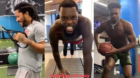 Nba Players Workouts In The Weight Room During The Offseason Pt 2