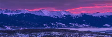 Burning Daylight | Rocky Mountain Winter Sunrise | Gintchin Fine Art