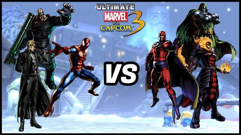 Umvc Parsec Wesker Spider Man Nemesis Vs Magneto Dormammu Doctor