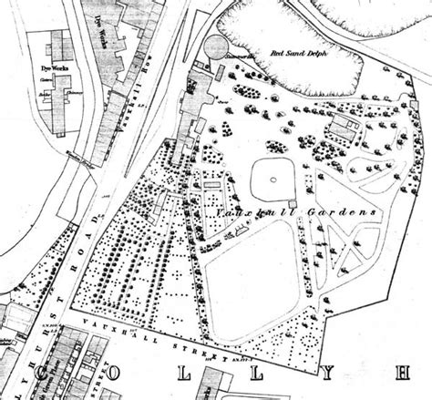 Vauxhall Pleasure Gardens Map Fasci Garden