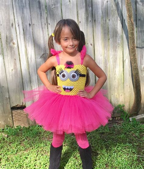 Girl Minion Tutu Dress / Pink Minion Costume inspired by but | Etsy ...