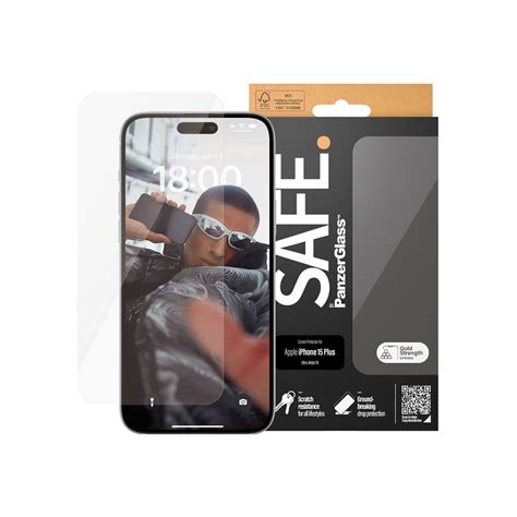 Buy Safe by PanzerGlass Screen Protector iPhone 15 Plus at Best Prices ...