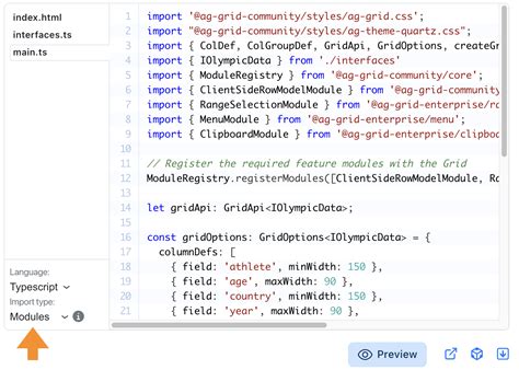 Angular Grid AG Grid Modules AG Grid