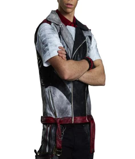 Descendants 2 Cameron Boyce Carlos Genuine Leather Jacket