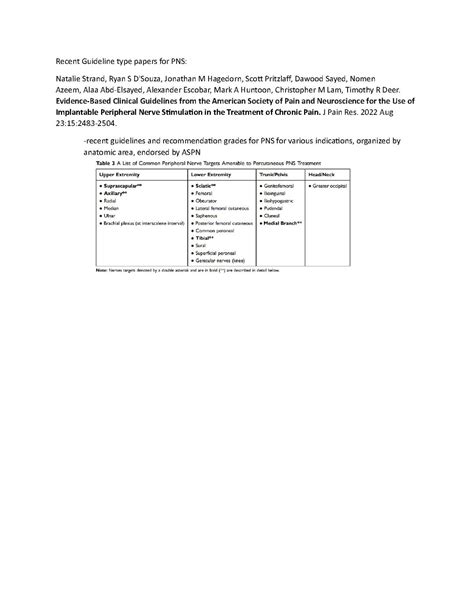 File:Overview of Peripheral Nerve Stimulation.pdf - WikiAnesthesia