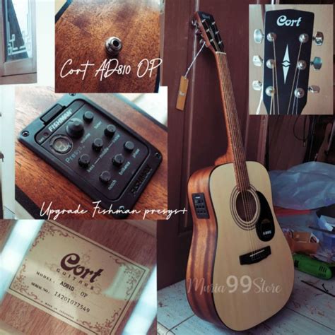 Jual Gitar Cort Ad Op Original Akustik Elektrik Shopee Indonesia