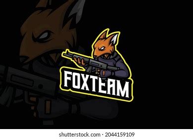 Fox Team Esport Logo Template Stock Vector (Royalty Free) 2044159109 | Shutterstock