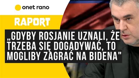 Gdyby Rosjanie kombinowali że trzeba się dogadywać to mogliby zagrać