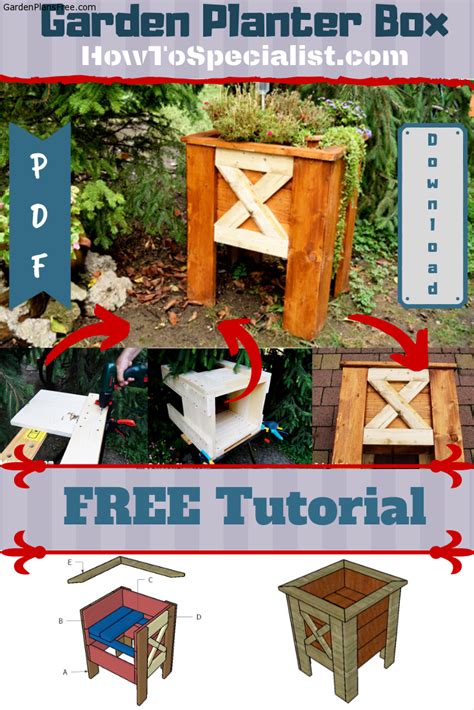 13 Absolutely Free Planter Box Plans Free Garden Plans How To Build