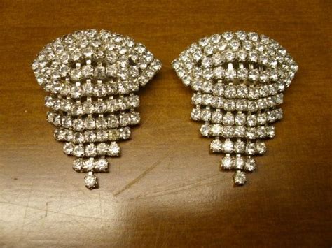 Vintage Rhinestone Shoe Clips | Sparkle and Glam for Your Shoes