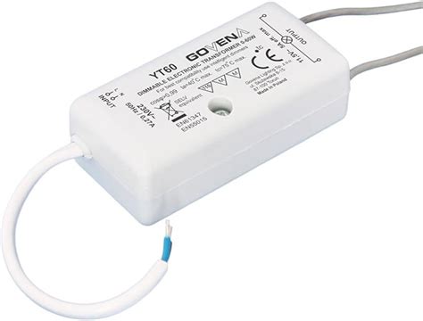 0W 60W Dimmable Electronic Transformer YT60 For Low Voltage Halogen