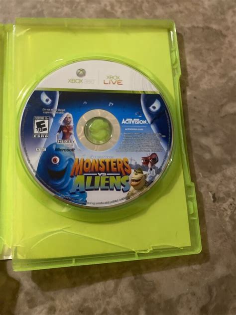 Monsters Vs Aliens Microsoft Xbox Used Condition Works