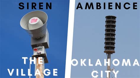 Oklahoma City The Village Oklahoma Tornado Siren Ambience Youtube