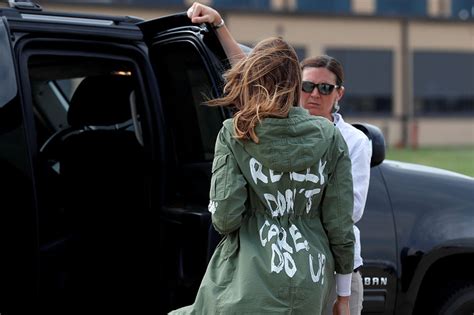 'I really don't care': Melania Trump jacket stuns on migrant visit ...