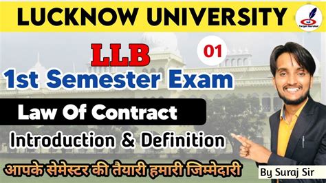 Law Of Contract Llb St Year St Semester Exam Important Questions