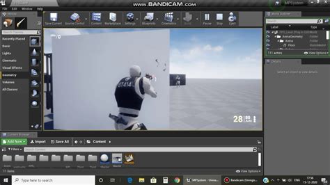 Unreal Engine Mp System V With Enemy Ai Gameplay Test Youtube