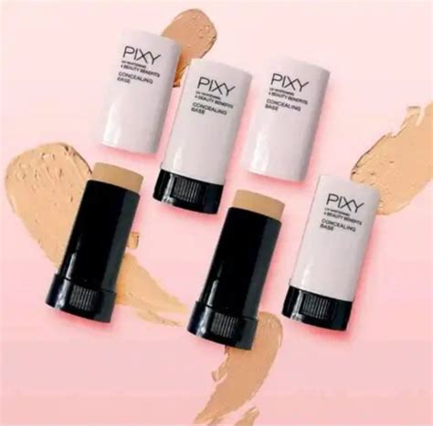 Original Pixy Concealing Base Stick Foundation Uv Whitening 4 Beauty