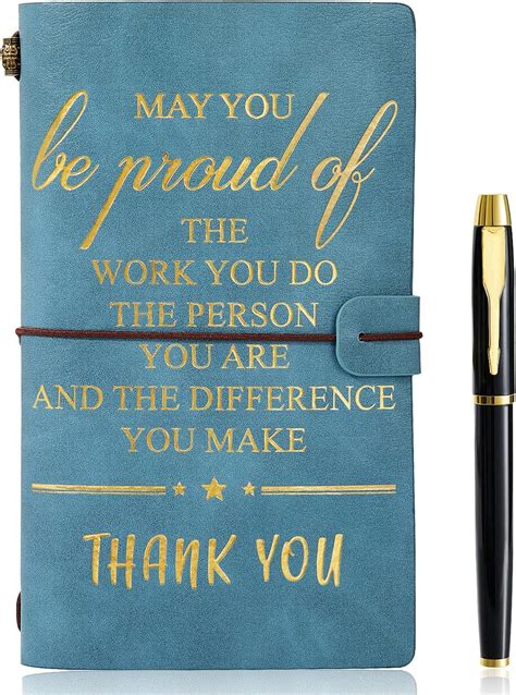 Amazon May You Be Proud Of The Work You Do Leather Journal Pen