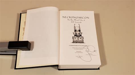 Necronomicon The Best Weird Tales Of H P Lovecraft Signed By