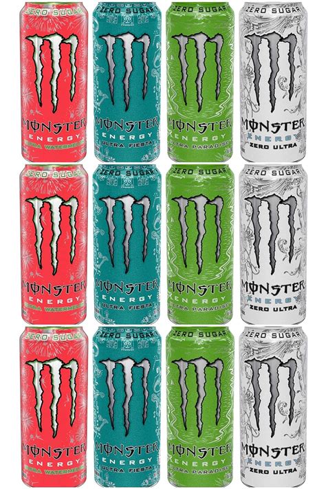 Monster Energy Ultra Sampler Pack De Bebida Energ Tica Sin Az Car