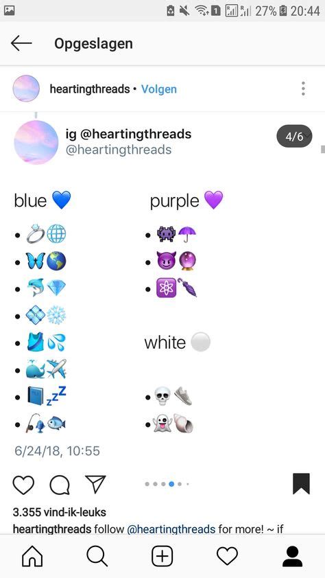 Cute Emoji Combinations For Instagram Bio