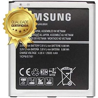 Bateria Samsung Galaxy Gran Prime Duos J5 J2 J3 G530 Eb Bg530Cbe