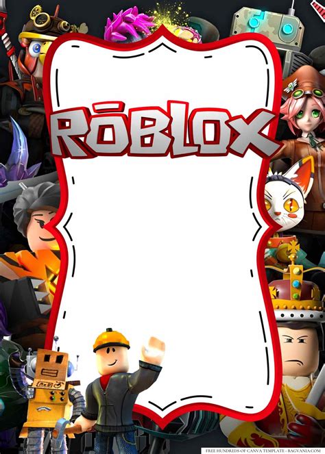 Printable Roblox Birthday Invitation – NBKomputer