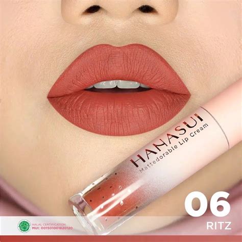 Jual Hanasui Mattedorable Lip Cream Matte Dorable Lipcream Lipstick