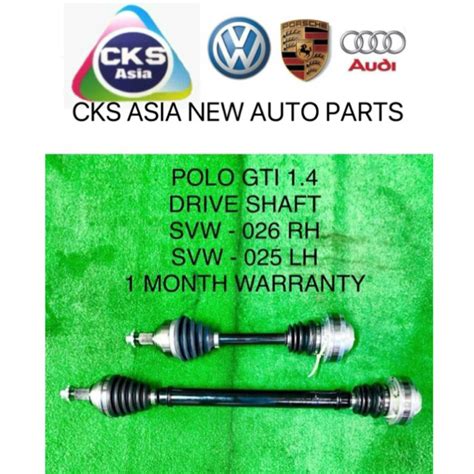 Volkswagen Polo Gti 14 Tsi Front Drive Shaft Shopee Malaysia